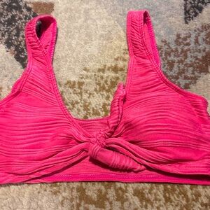 SHEIN Hot Pink Swim Bandeau